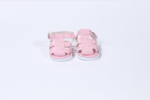 40  Pink Sandals with Star Cutout