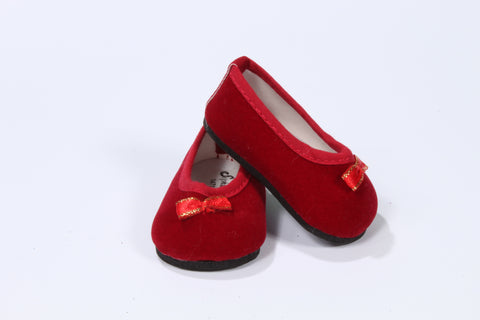 Velvety Ruby Red Slippers