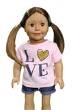 Pink LOVE T-shirt