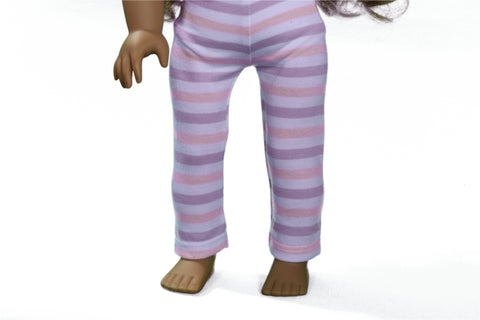 Pastel Pink and Lavender Leggings