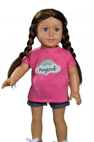 Sparkly Magenta "Magical Tee"